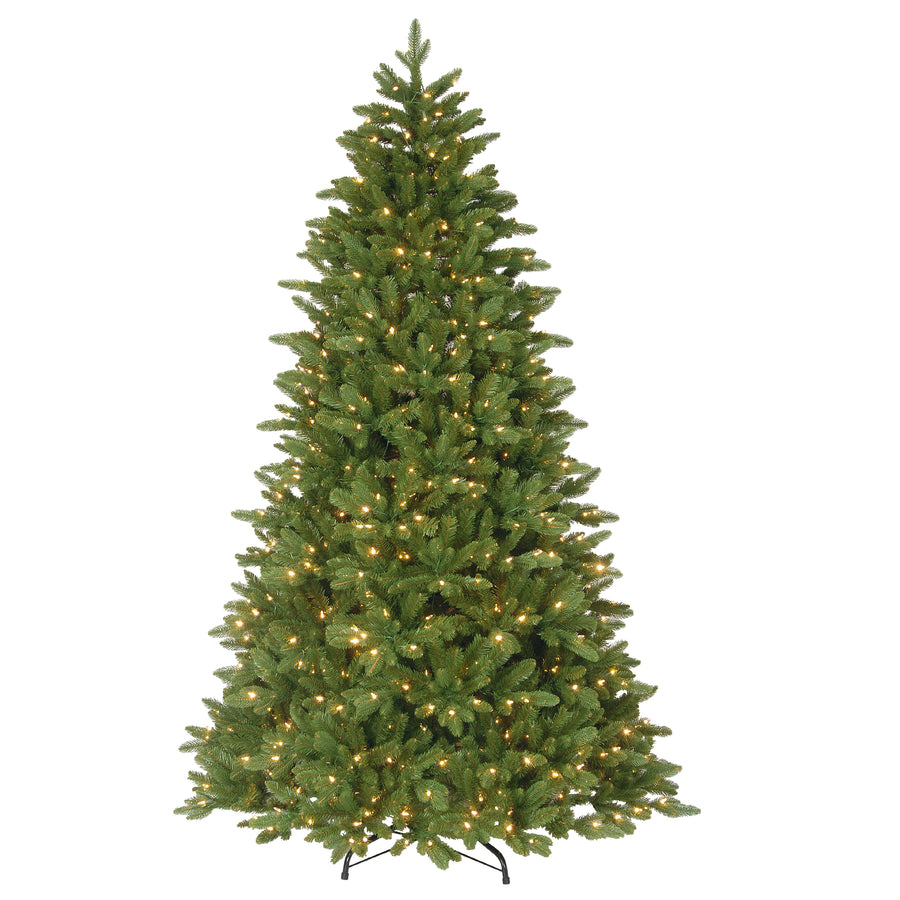 7.5 ft. Pre-Lit Ridgewood Spruce Tree with Clear Lights
