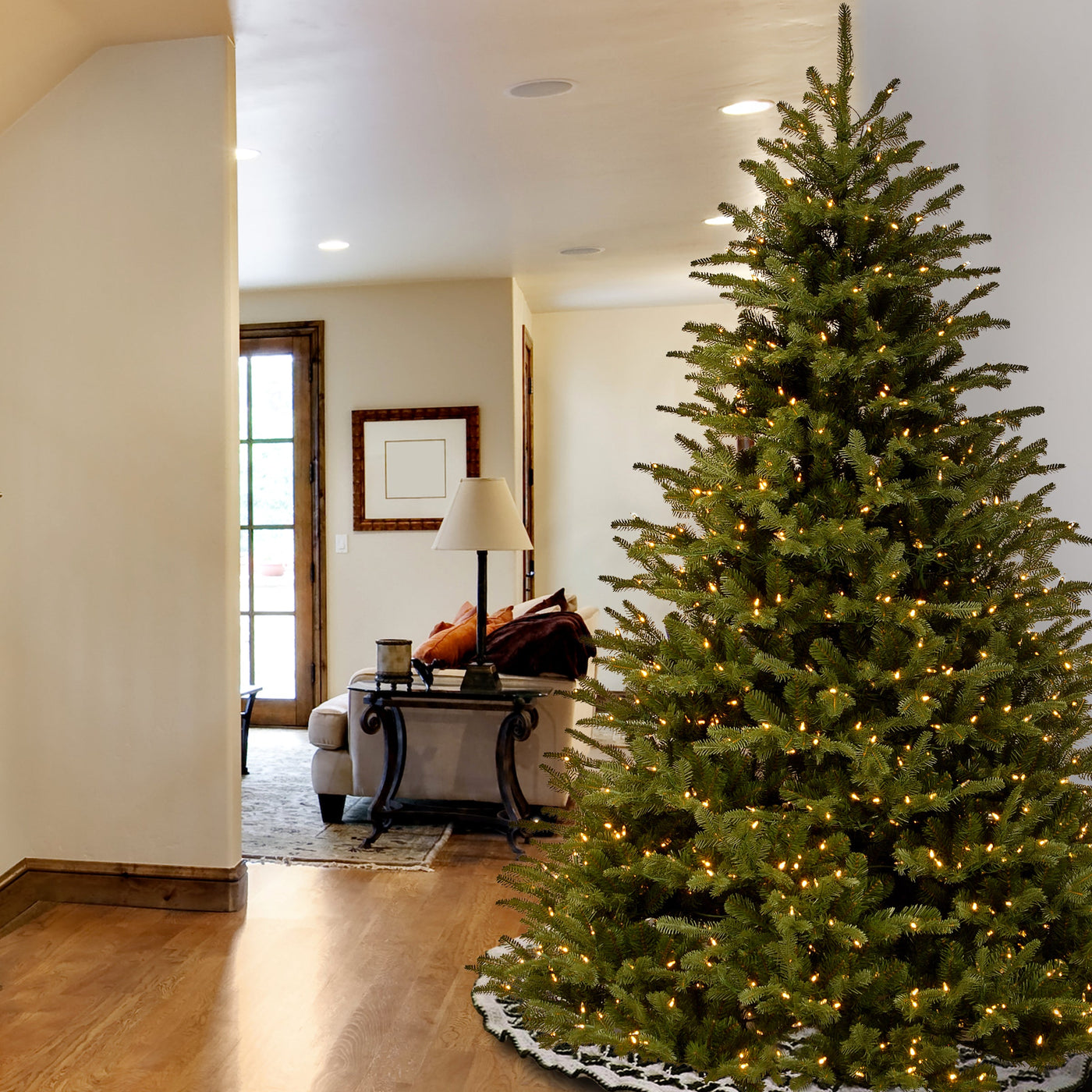 7.5 ft. Pre-Lit Ridgedale Fir Tree with PowerConnect Warm White LED Lights