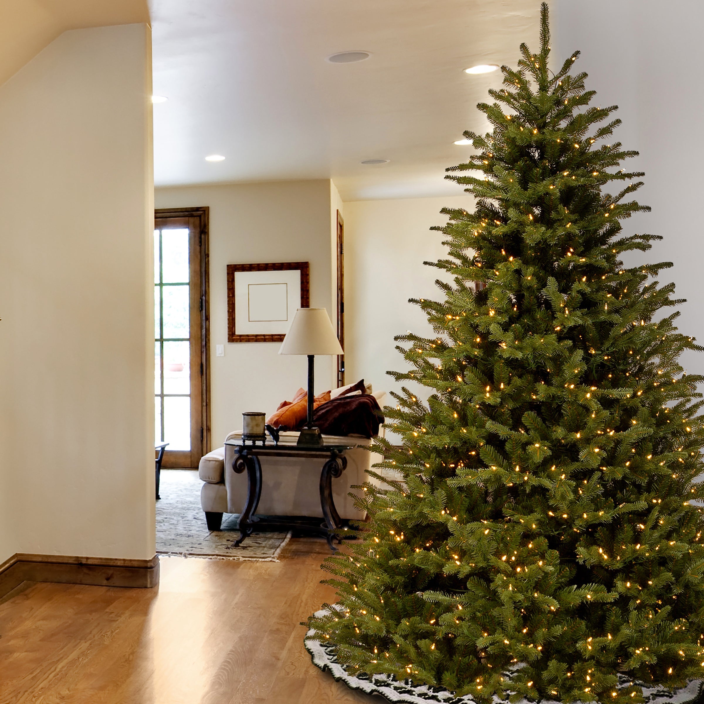 7.5 ft. Pre-Lit Ridgedale Fir Tree with PowerConnect Warm White LED Lights
