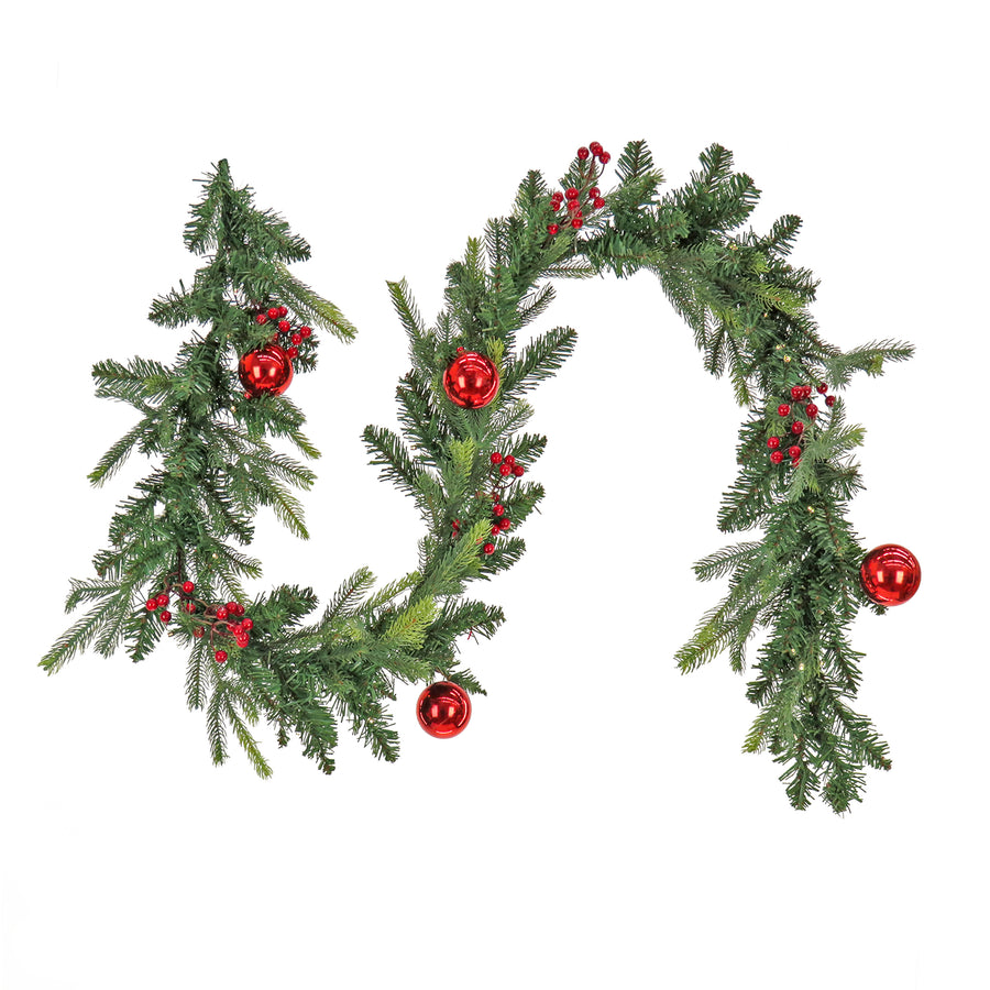 24 in. Pre-Lit Scotch Creek Fir Wreath