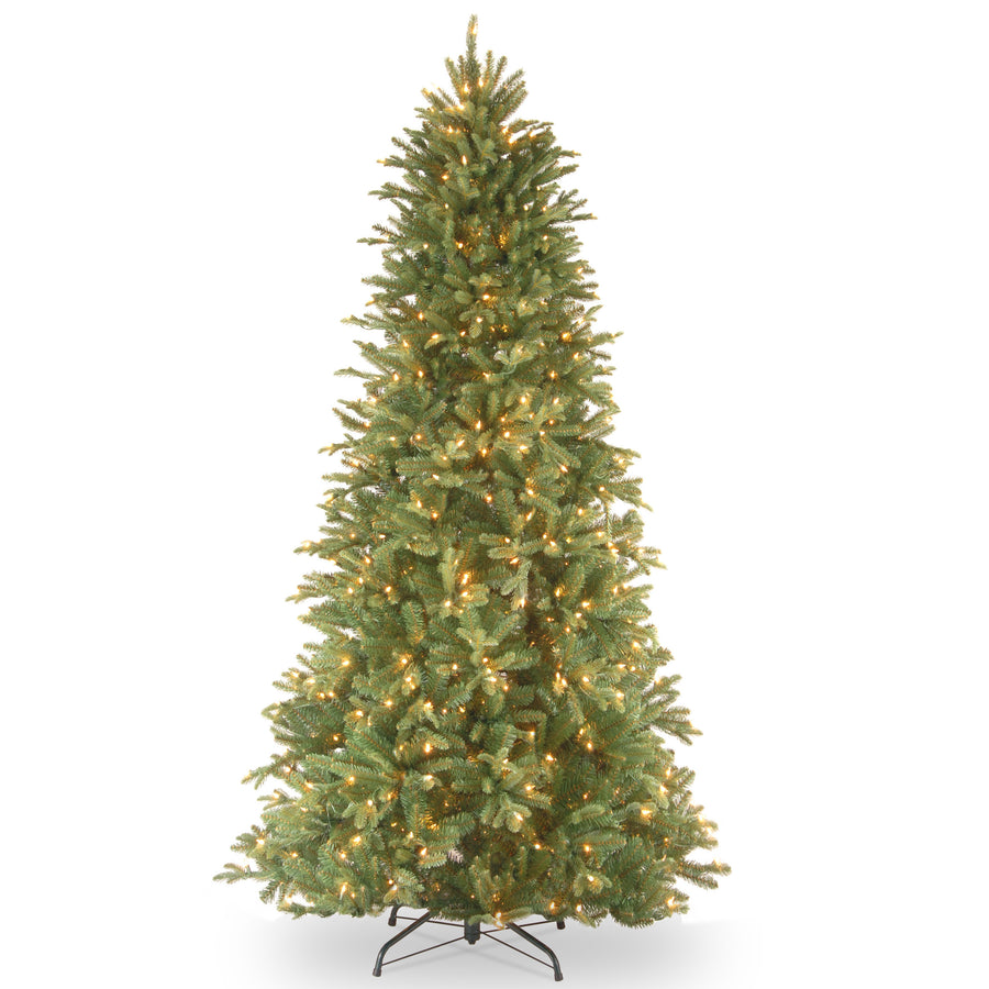 7 ft. Pre-Lit Tiffany Fir Slim Tree with Clear Lights