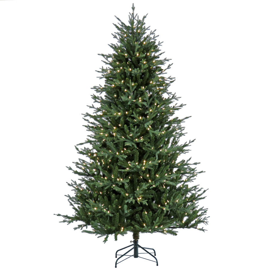 7.5 ft. Pre-Lit Wenatchee Fir Tree with LED Lights