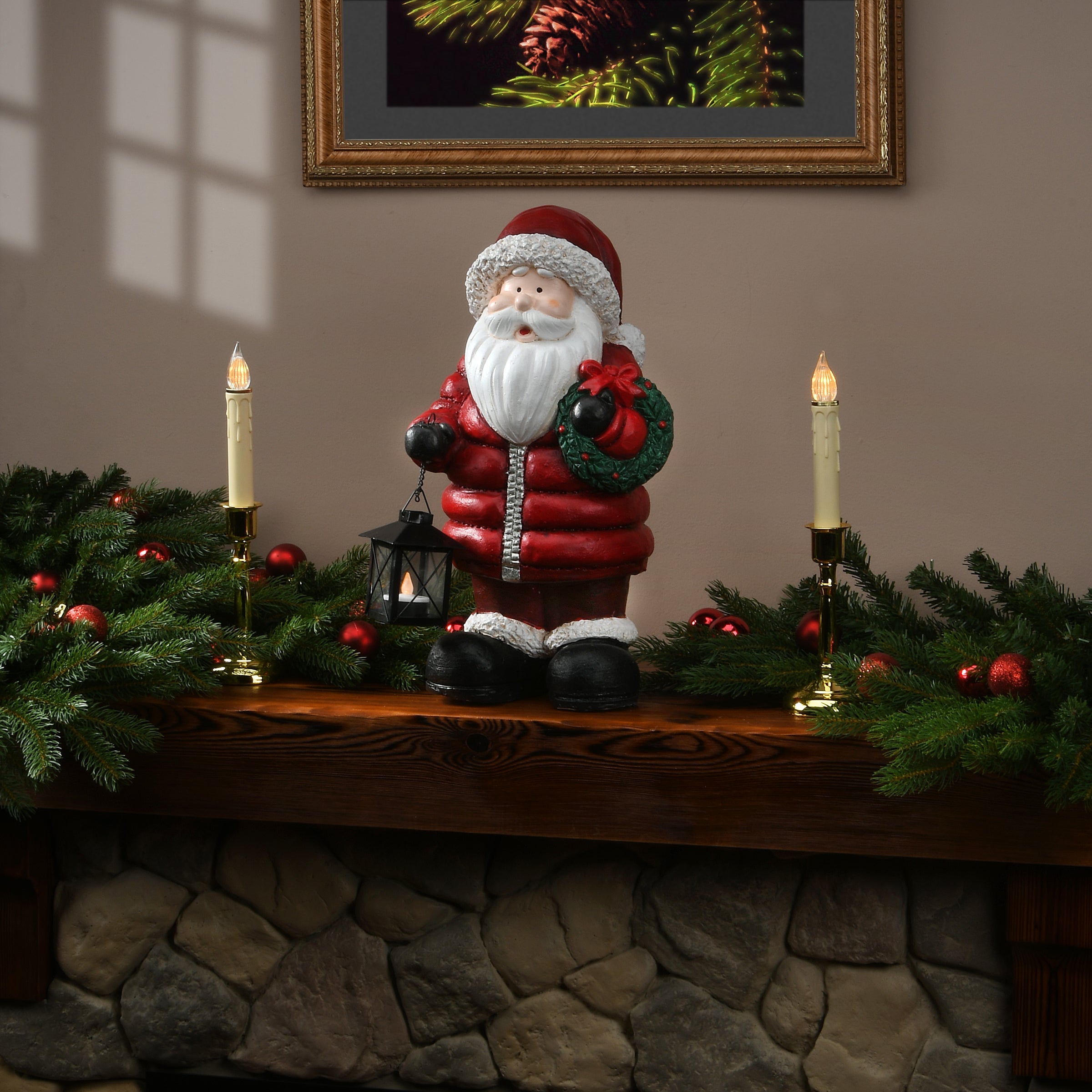 16 in. Santa Claus Decor Piece