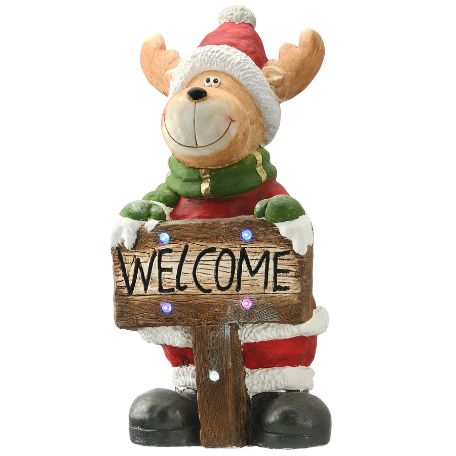 29" Lighted Reindeer Decor Piece