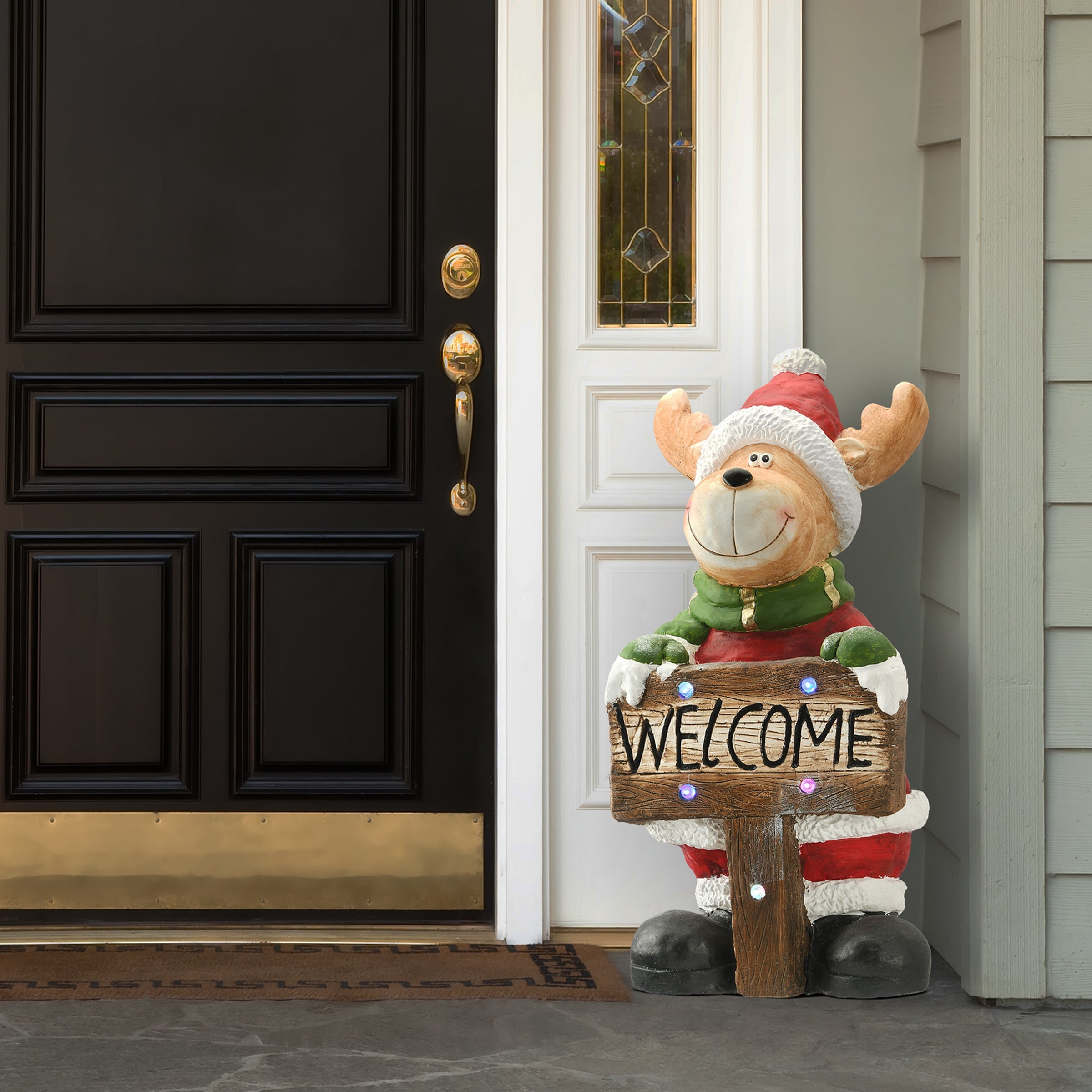 29 in. Lighted Reindeer Decor Piece