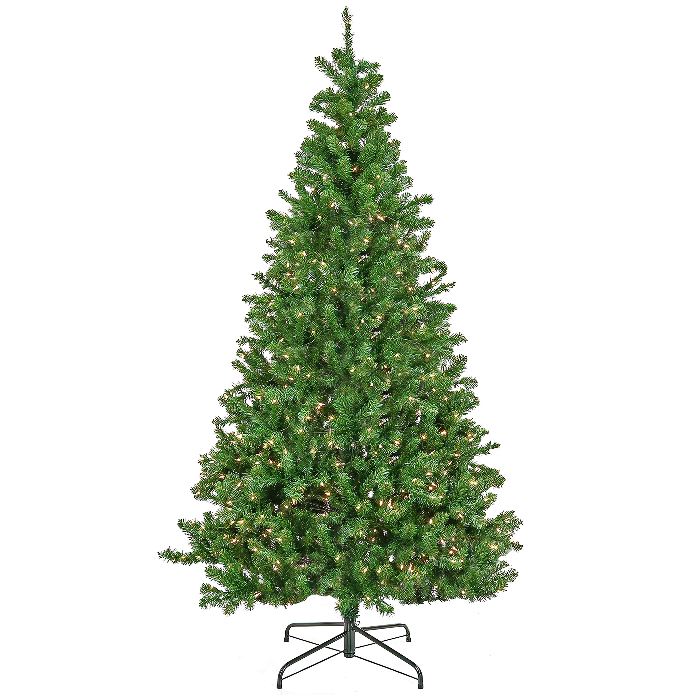 7.5 ft. Pre-Lit Phillip Spruce Tree with Clear Lights