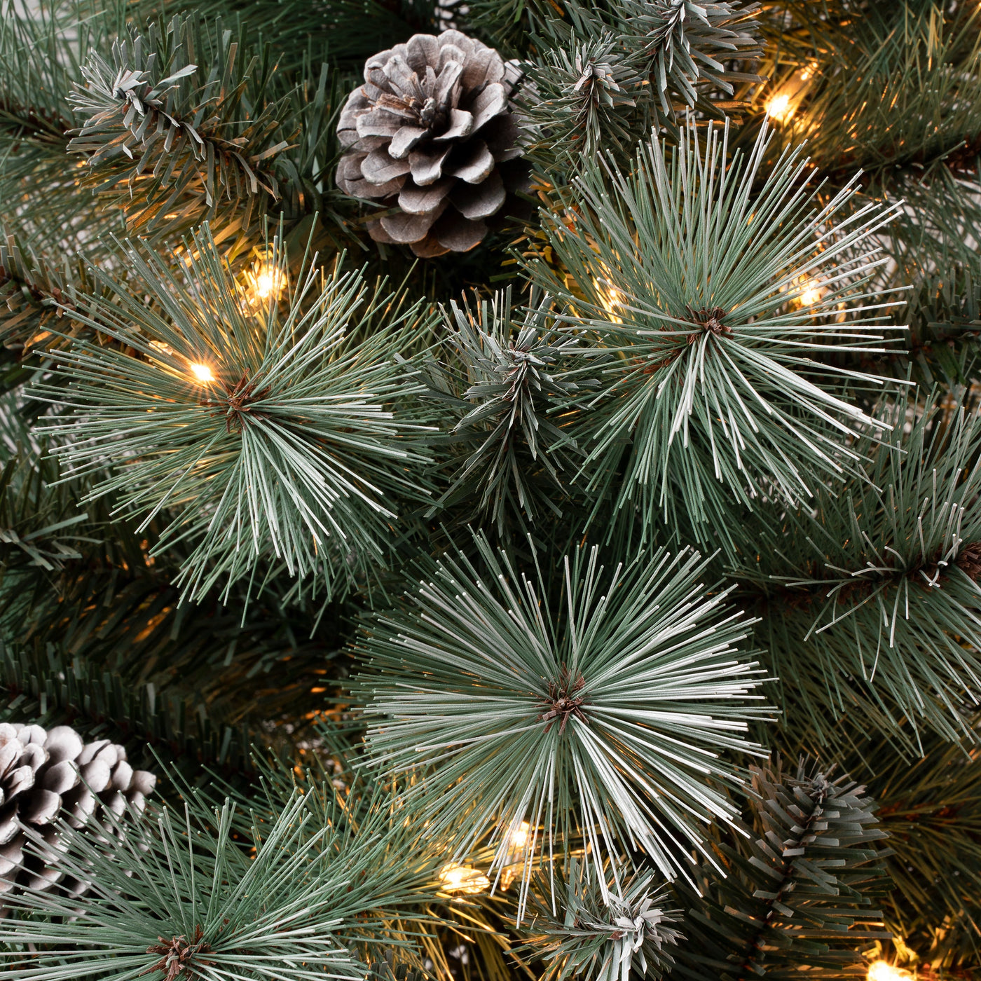 6 ft. Pre-Lit Perry Mixed Pine Tree with Clear Lights