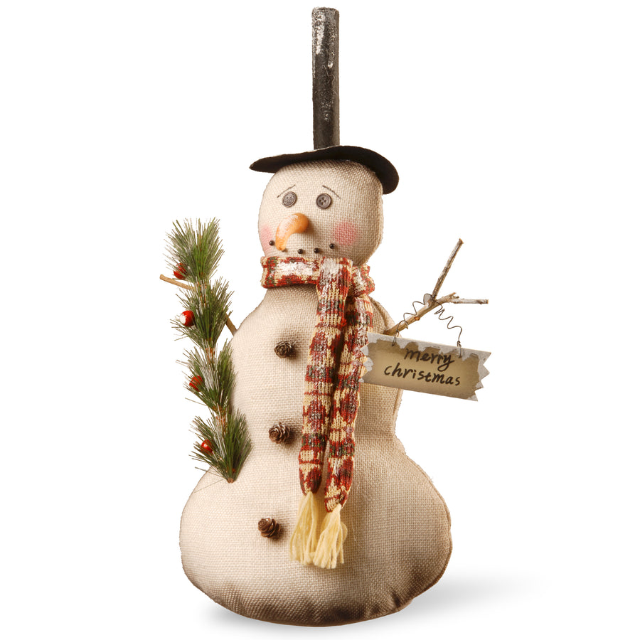 20" Fabric Snowman