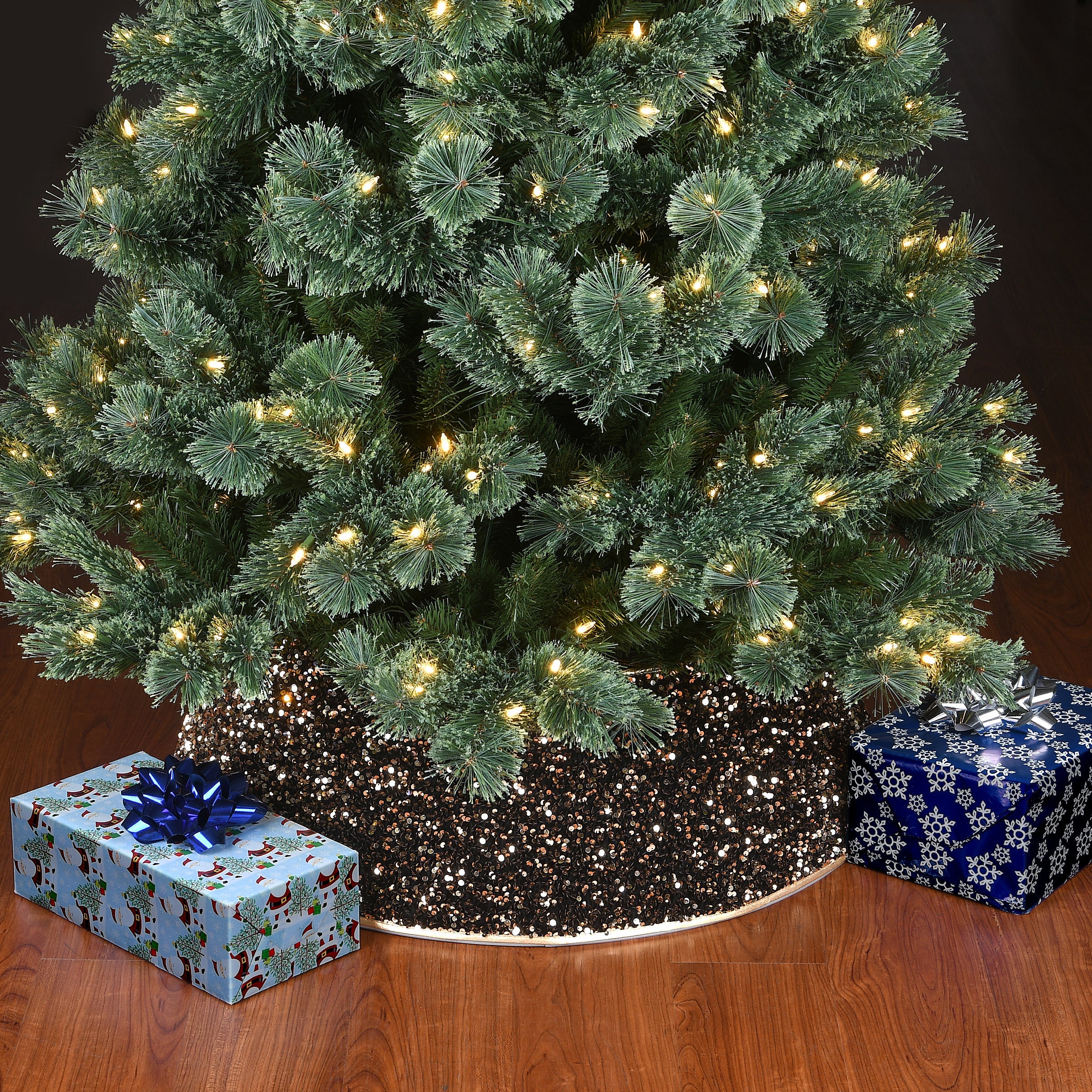 30 in. Christmas Tree Collar, Gold