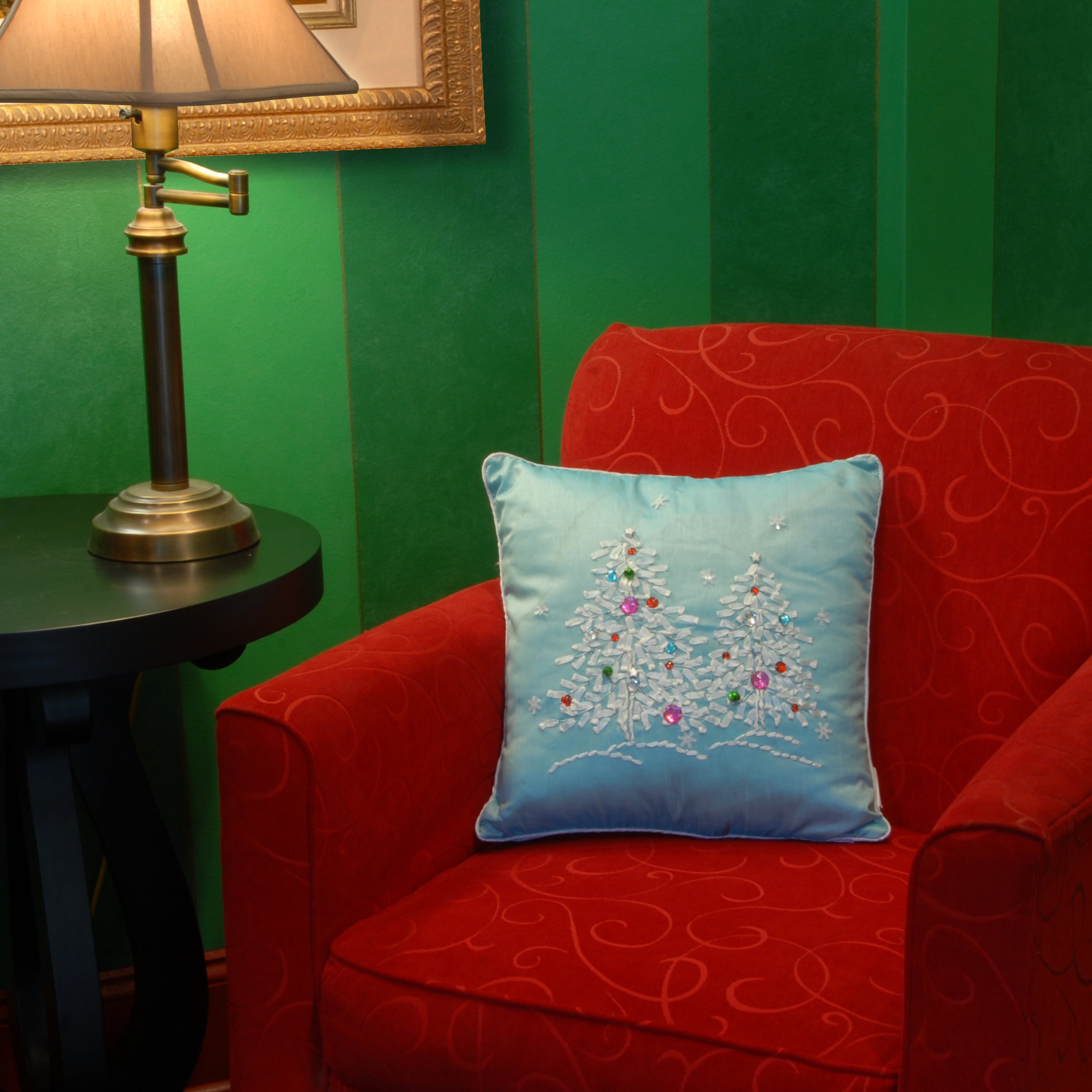 16 in. Christmas Trees Pillow