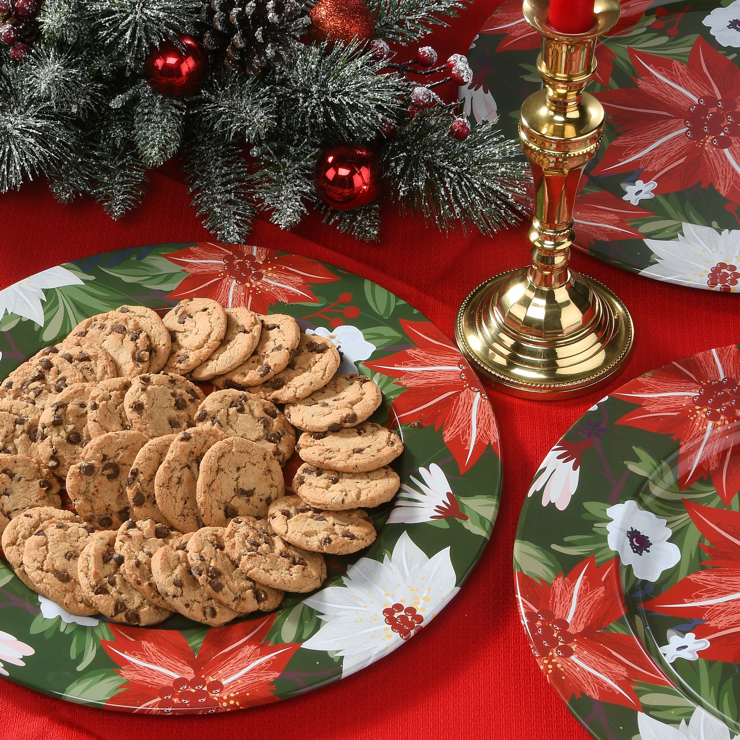 13 in. 4-Piece Holiday Plate Set