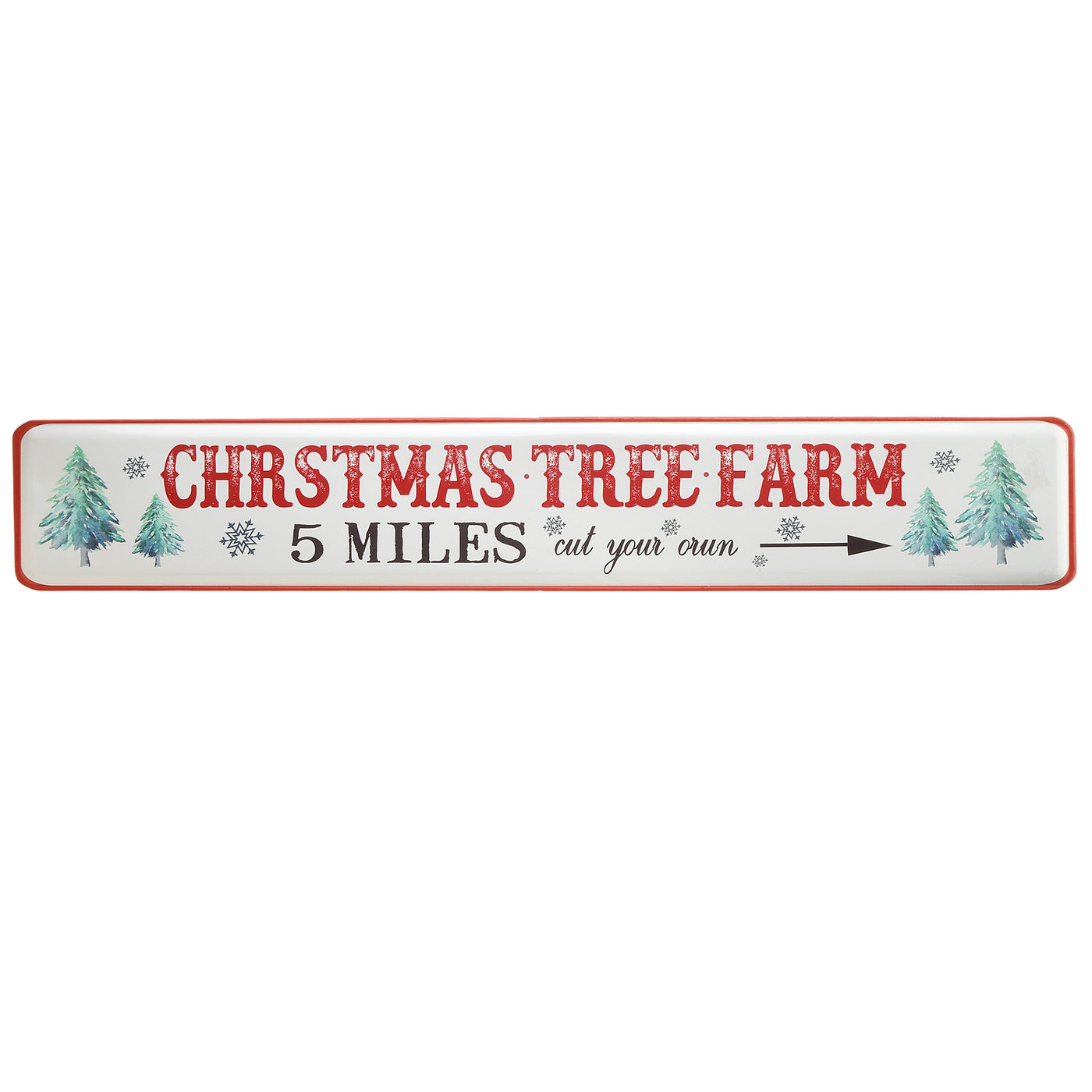 47 in. Vintage Tree Farm Wall Sign
