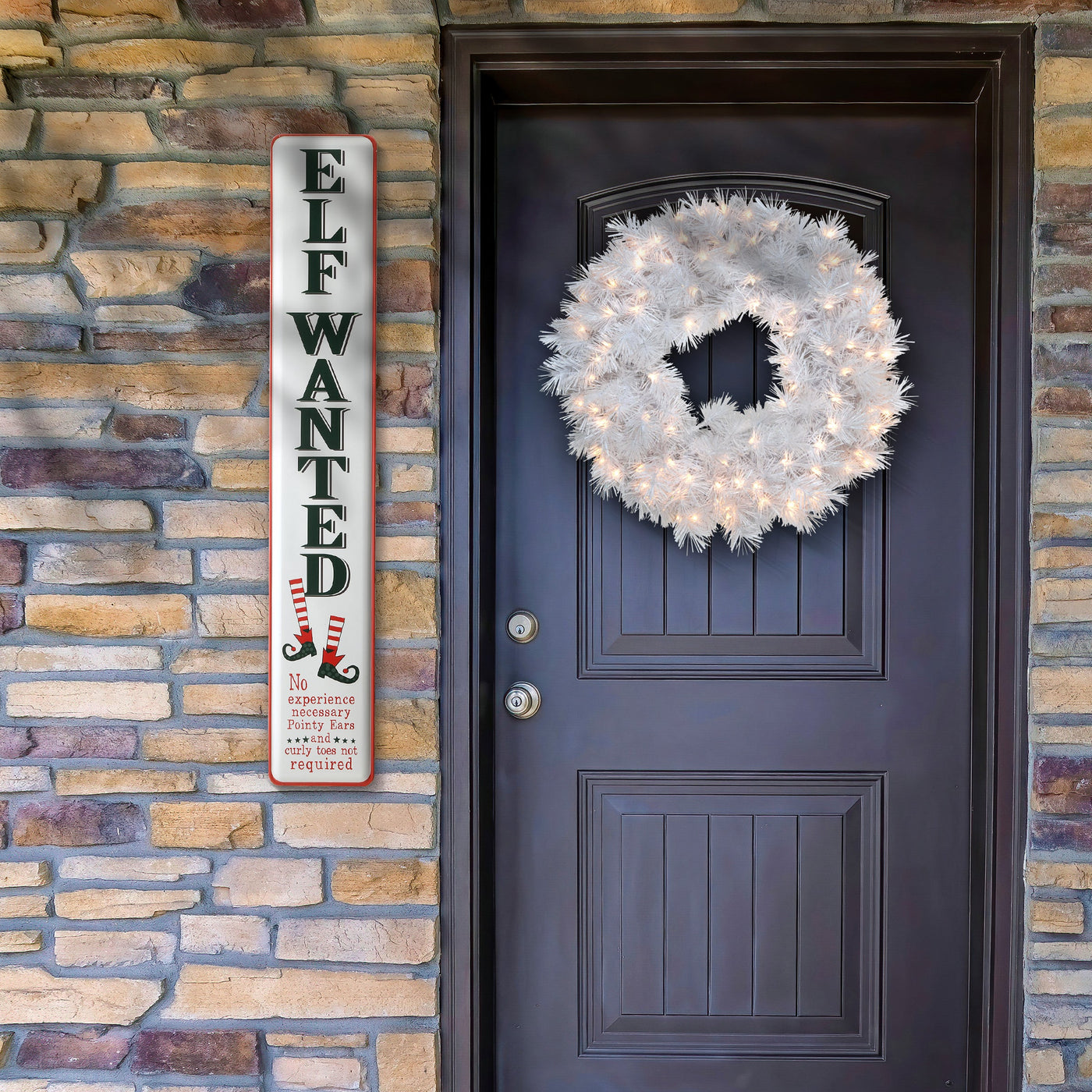 47 in. Elf Wanted Wall Sign