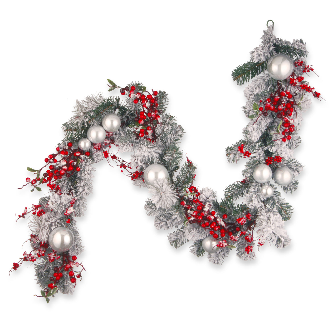 6 ft. Christmas Collection Evergreen Decorated Garland