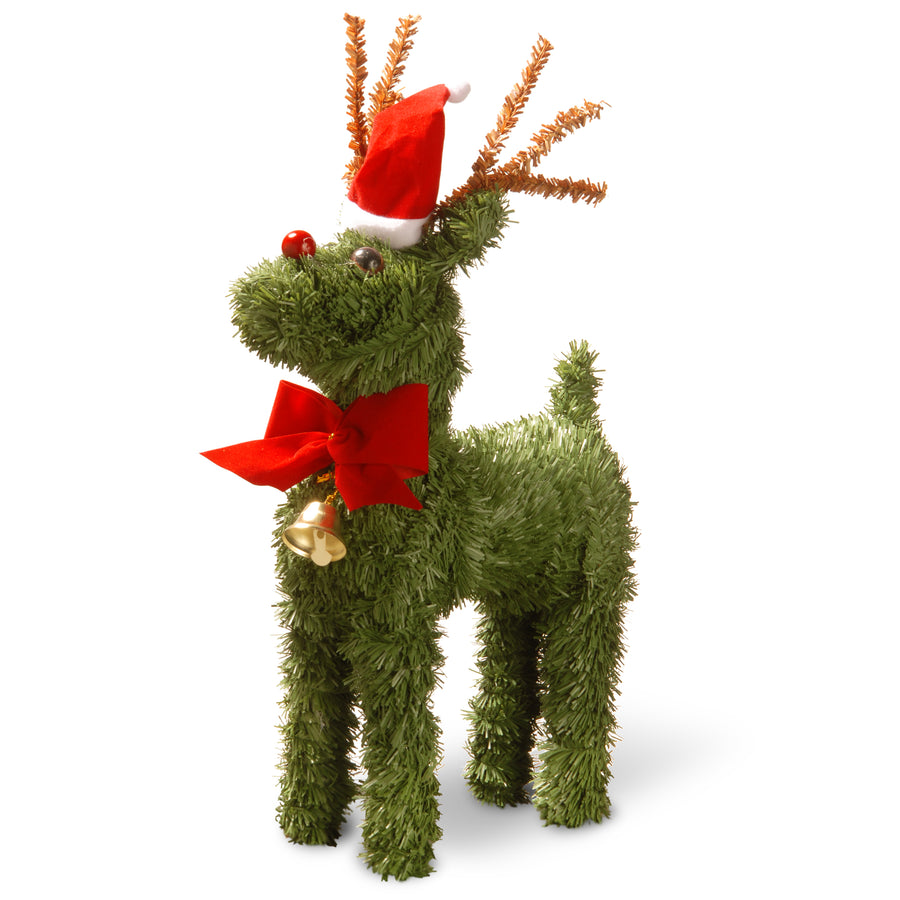 12" Evergreen Reindeer
