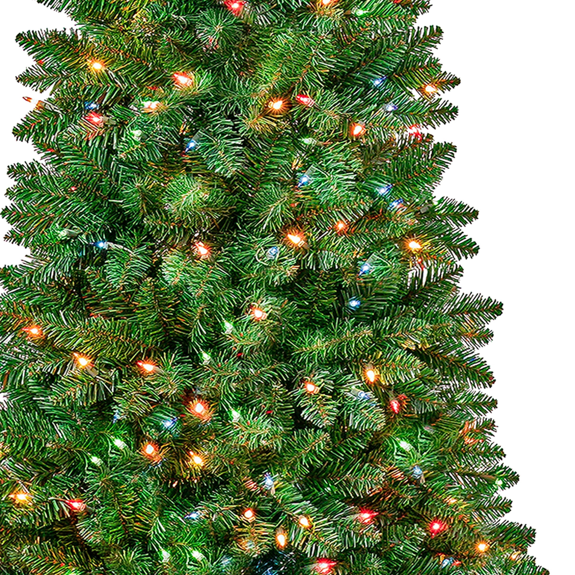 6 ft. Pre-Lit Rowan Slim Tree with Multicolor Lights