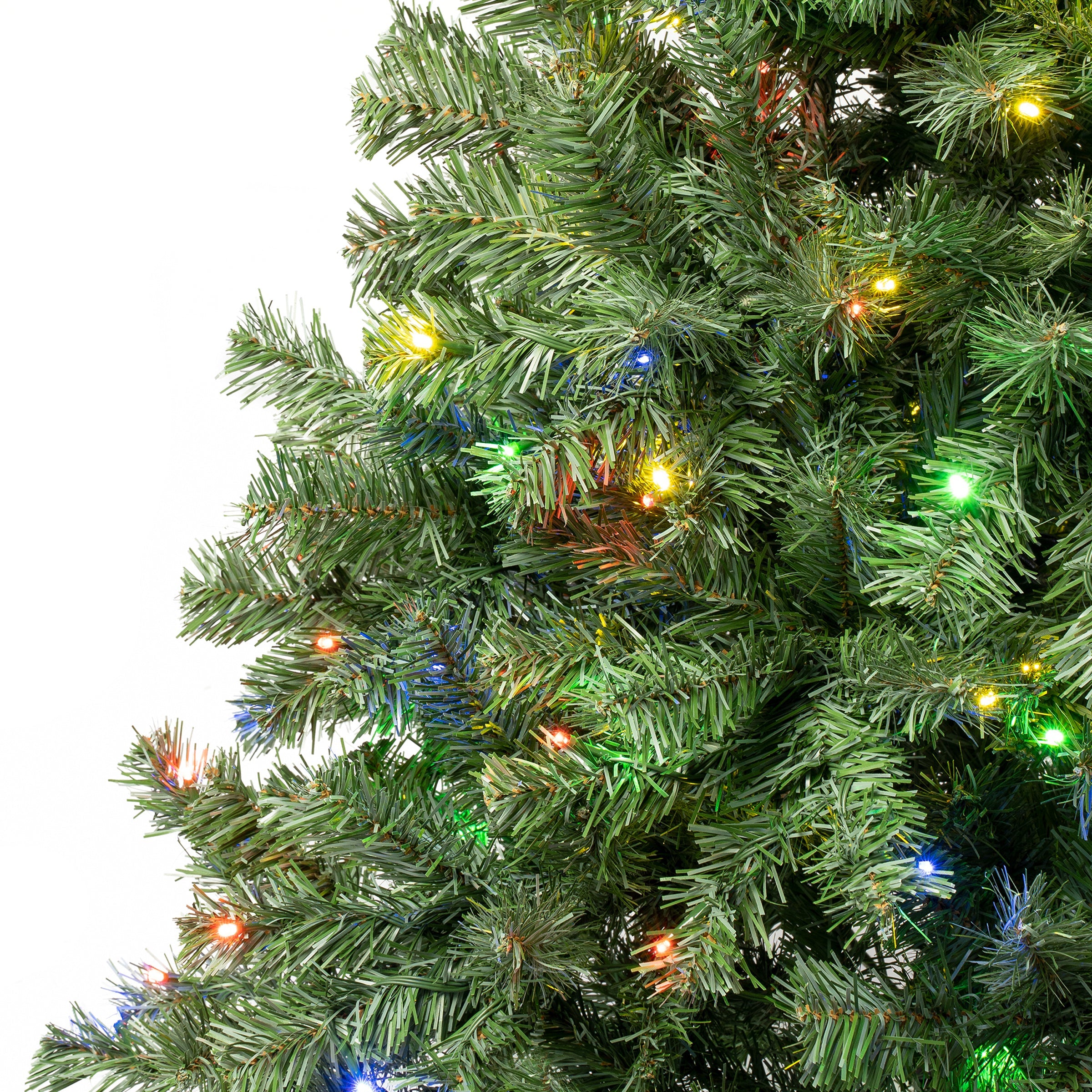6 ft. Pre-Lit Sagamore Tree with Multi LED Lights