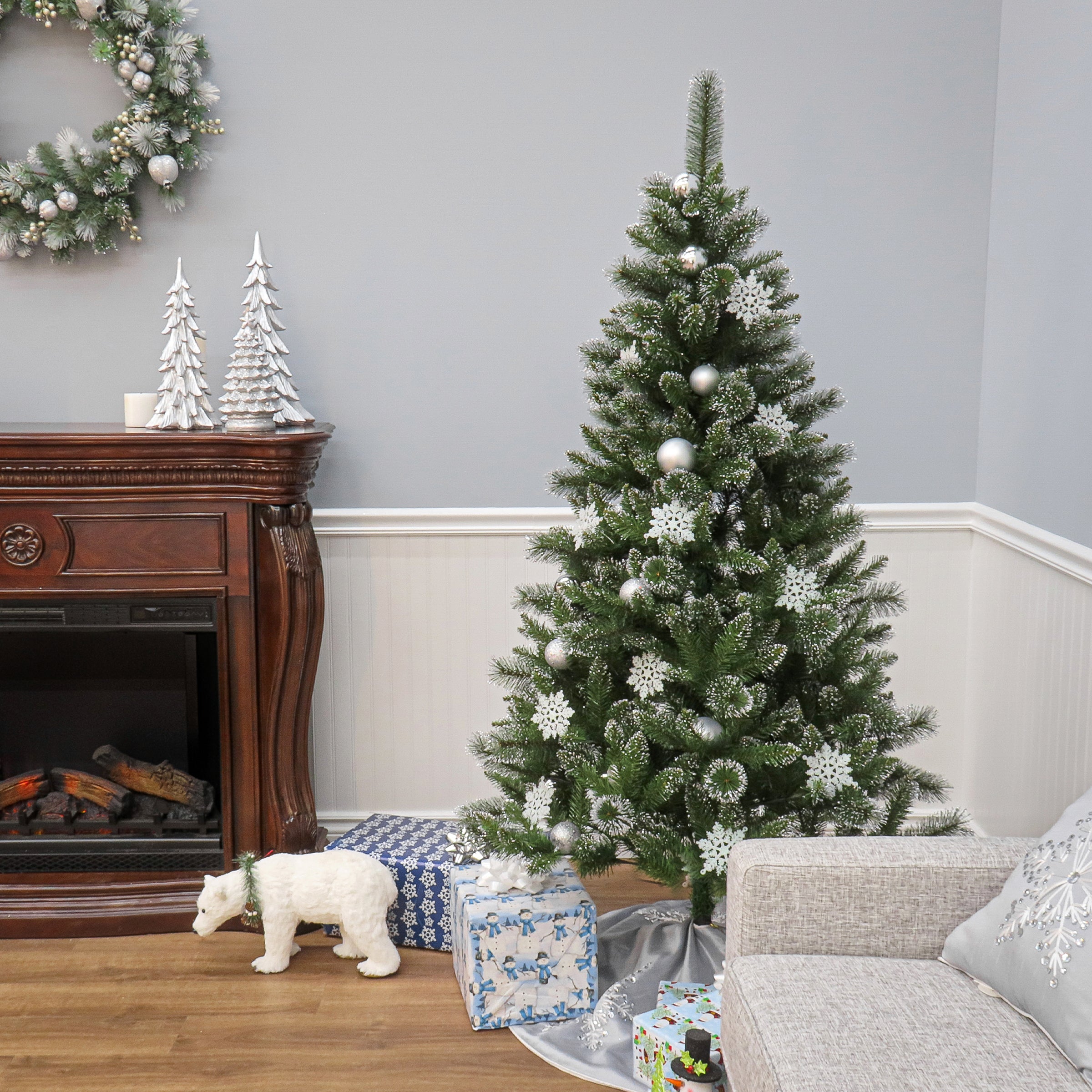 6 ft. Snowy Sierra Spruce Tree