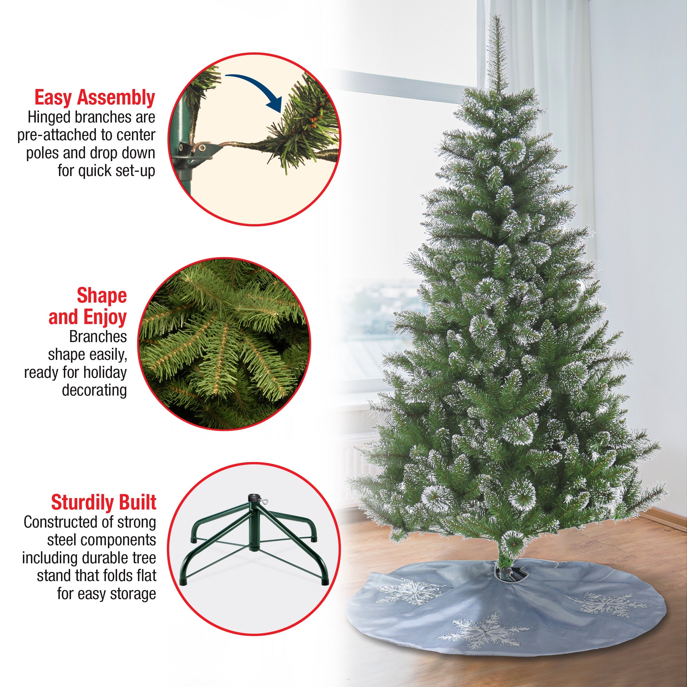 6 ft. Snowy Sierra Spruce Tree