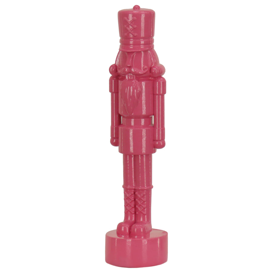 18" HGTV Home Collection Nutcracker Christmas Decor, Pink