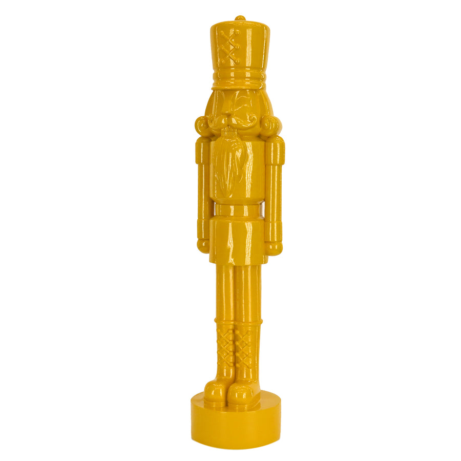 18" HGTV Home Collection Nutcracker Christmas Decor, Yellow