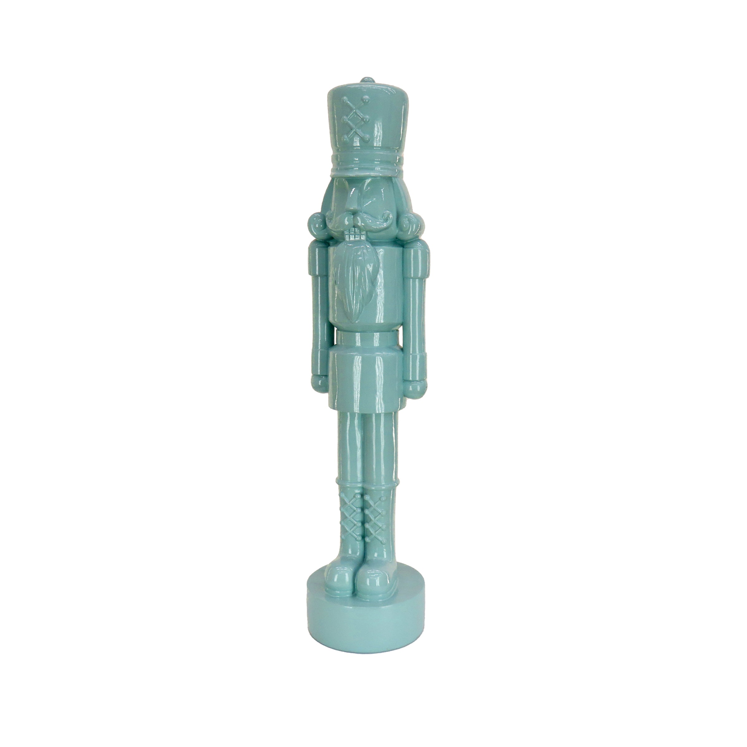 12" HGTV Home Collection Nutcracker Christmas Decor, Icy Blue