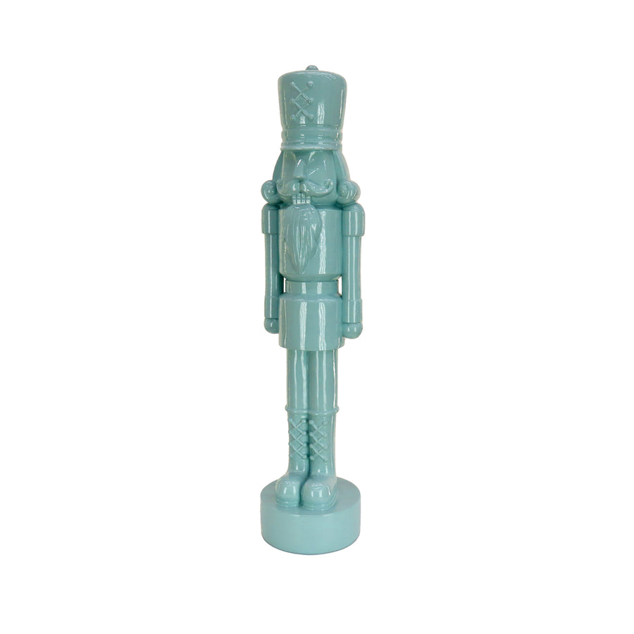 12" HGTV Home Collection Nutcracker Christmas Decor, Icy Blue