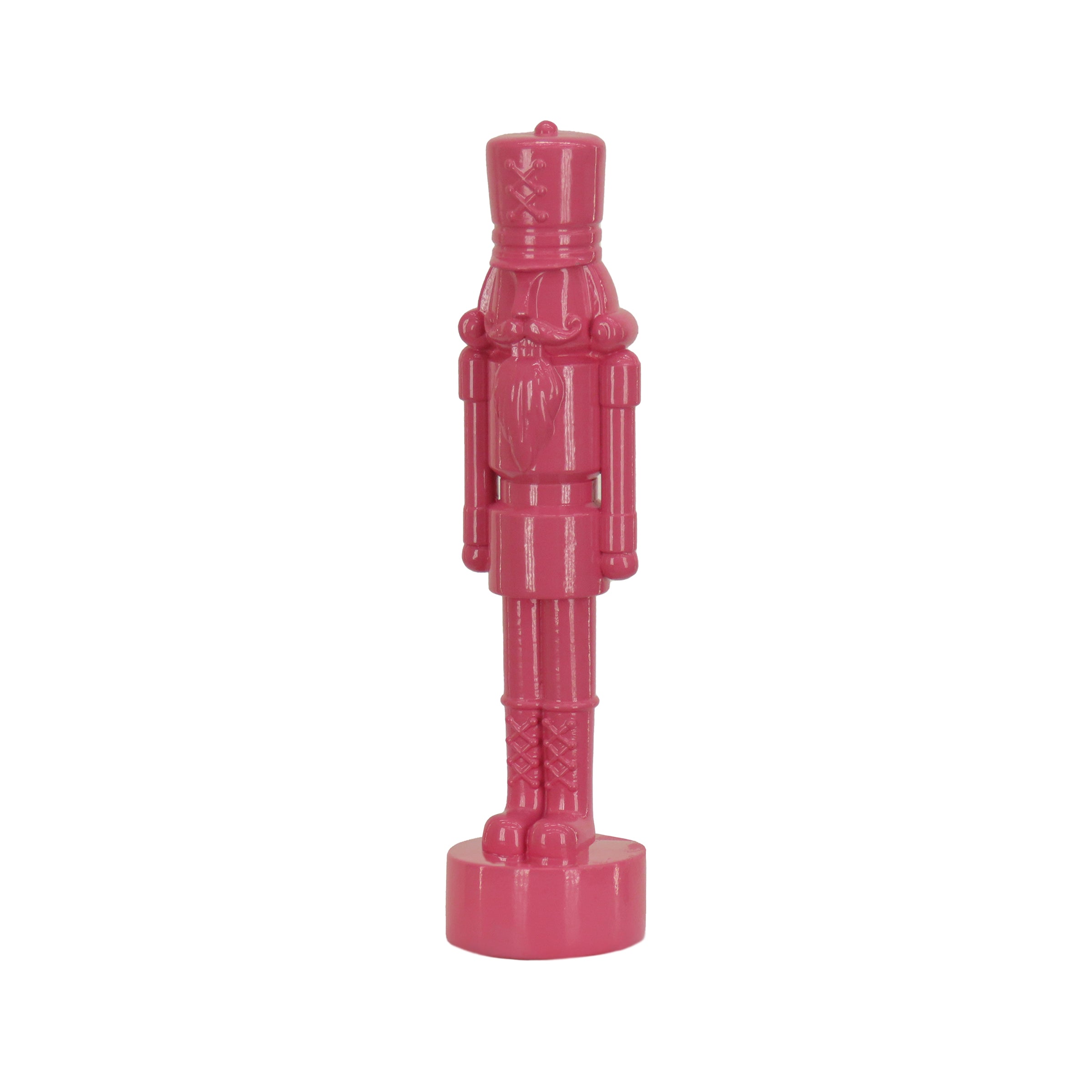 12" HGTV Home Collection Nutcracker Christmas Decor, Pink