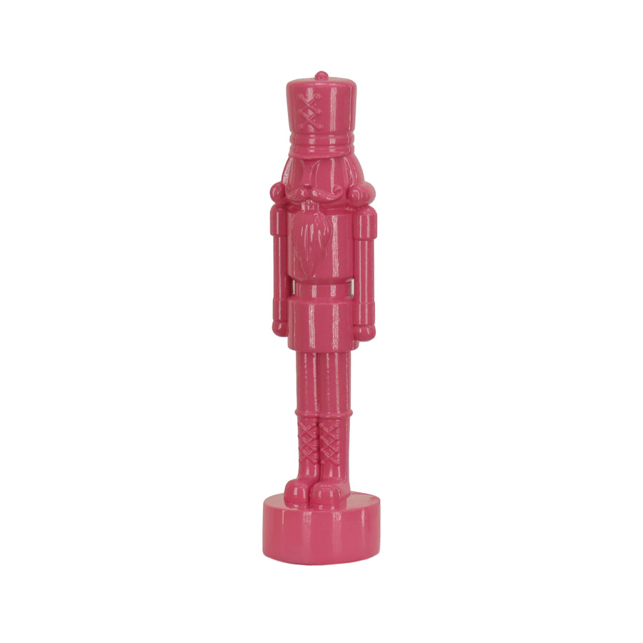 12" HGTV Home Collection Nutcracker Christmas Decor, Pink