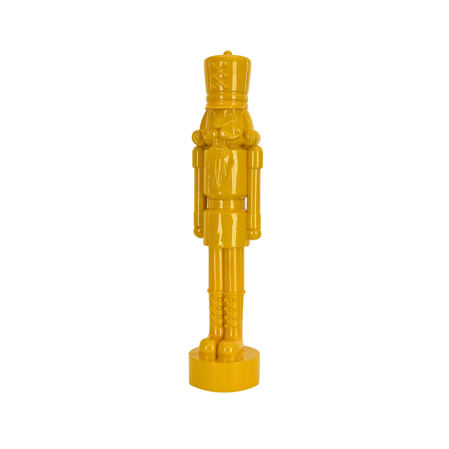 12" HGTV Home Collection Nutcracker Christmas Decor, Yellow