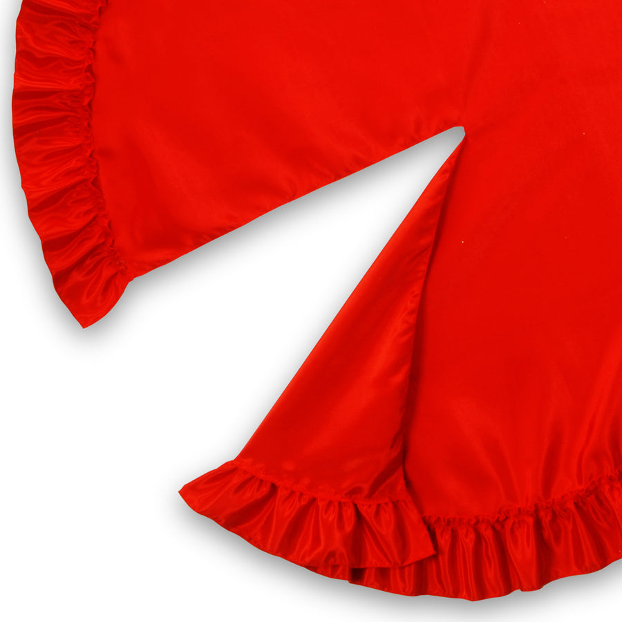 National Tree Company Christmas Tree Skirt, Red Ruffle, Christmas Collection, 54 Inches