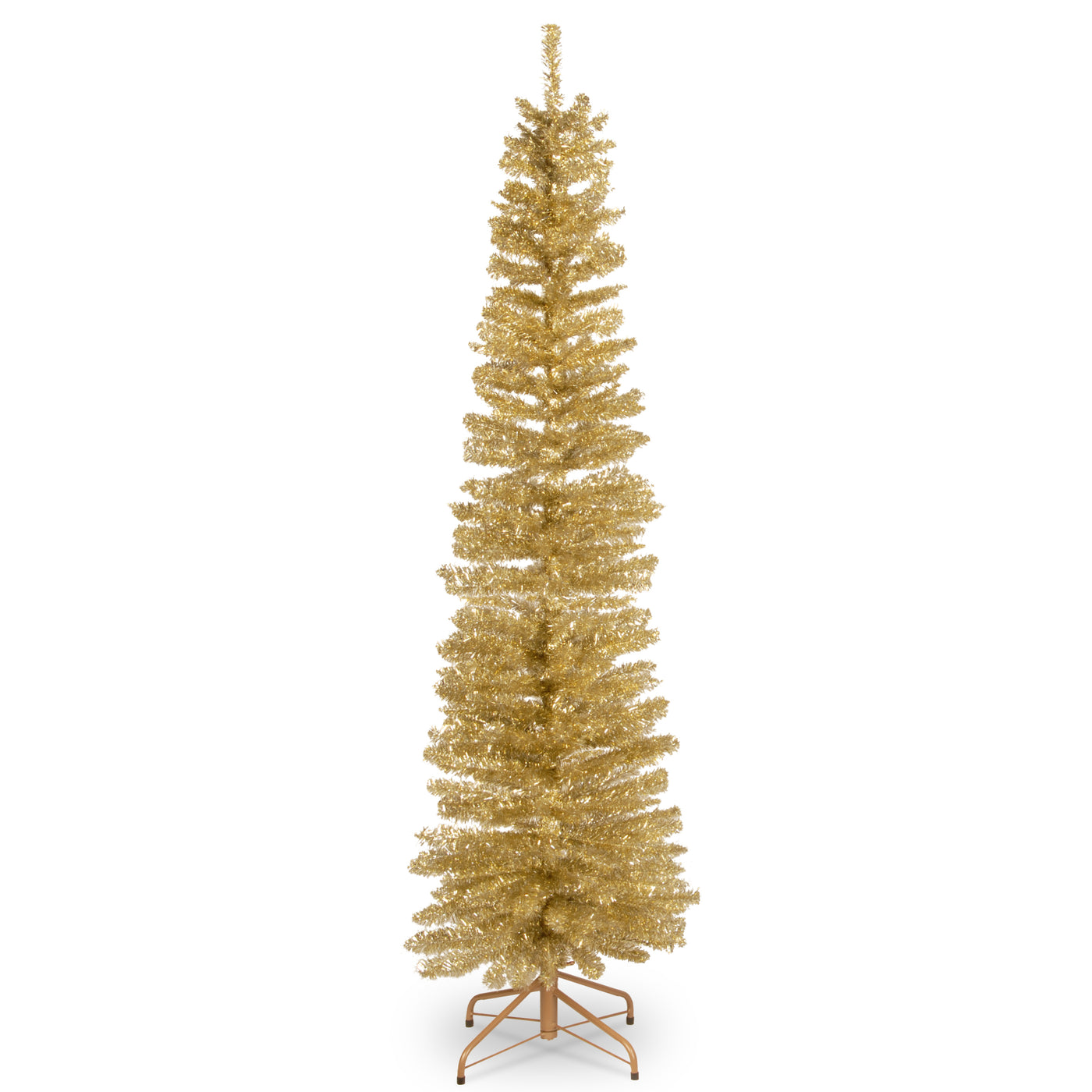 6 ft. Tinsel Collection Champagne Tree