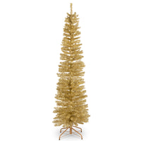 6 ft. Tinsel Collection Champagne Tree