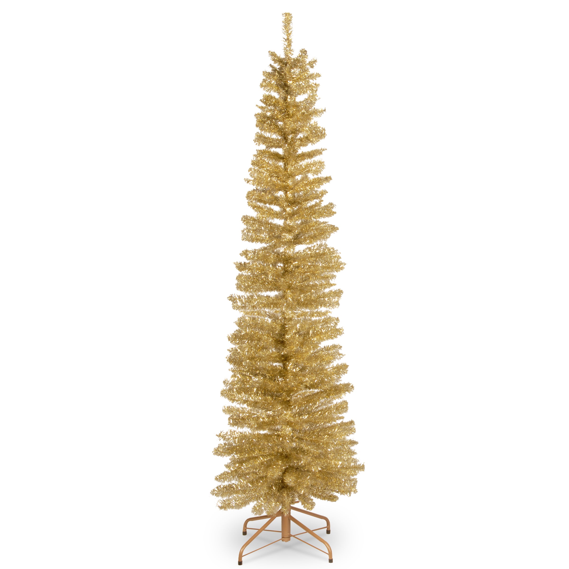 6 ft. Tinsel Collection Champagne Tree