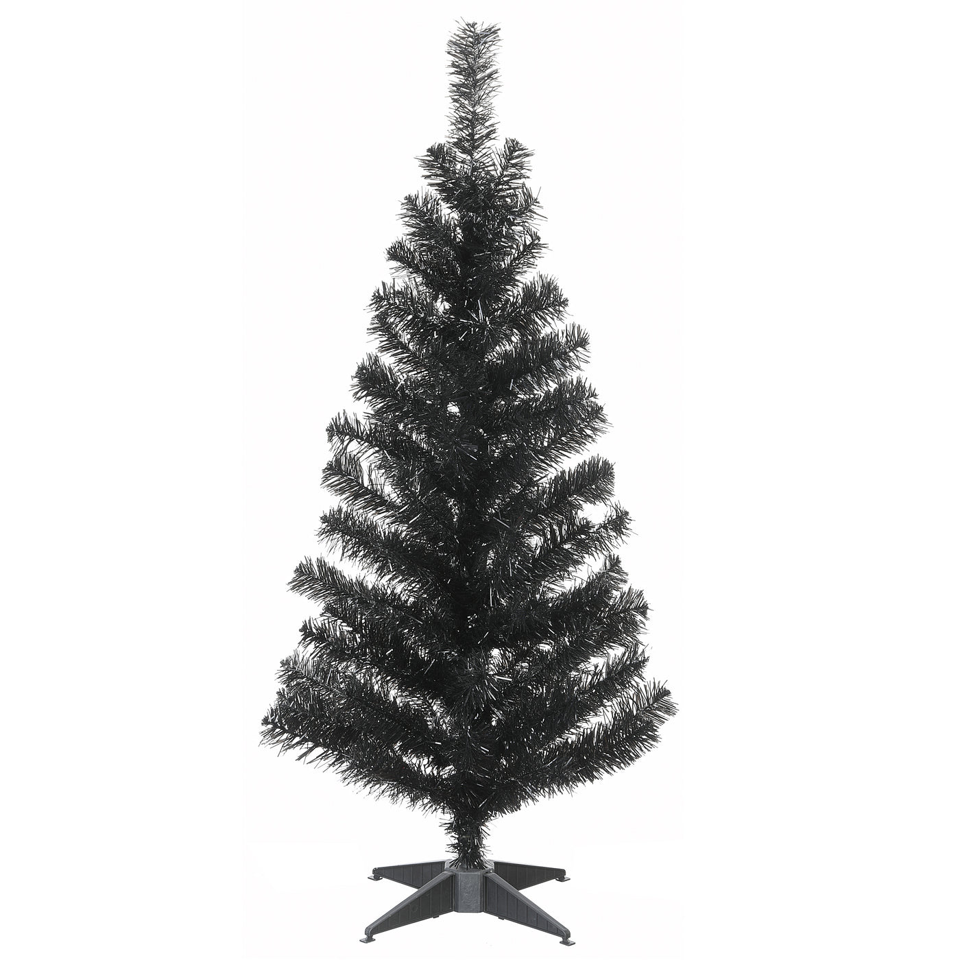 3 ft. Tinsel Collection Black Tree