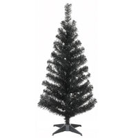 3 ft. Tinsel Collection Black Tree