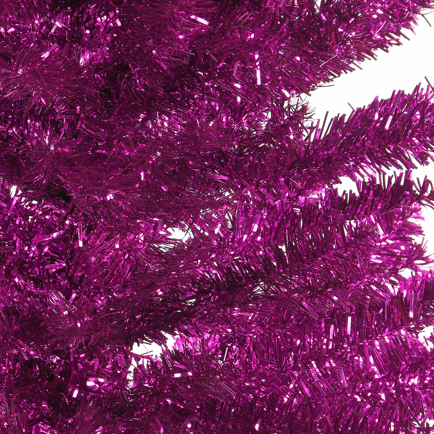 6 ft. Tinsel Collection Purple Tree
