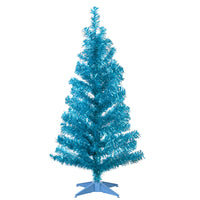 3 ft. Turquoise Tinsel Tree