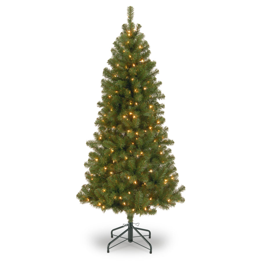 7 ft. Pre-Lit Canadian Grande Fir Tree with Clear Lights