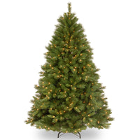 4.5 ft. Pre-Lit Winchester Pine Tree with Clear Lights