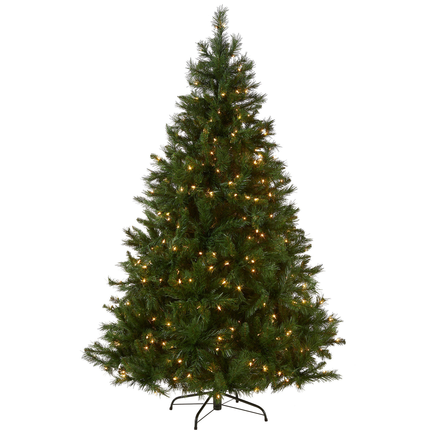 6.5 ft. Pre-Lit Winchester Pine Tree with Clear Lights