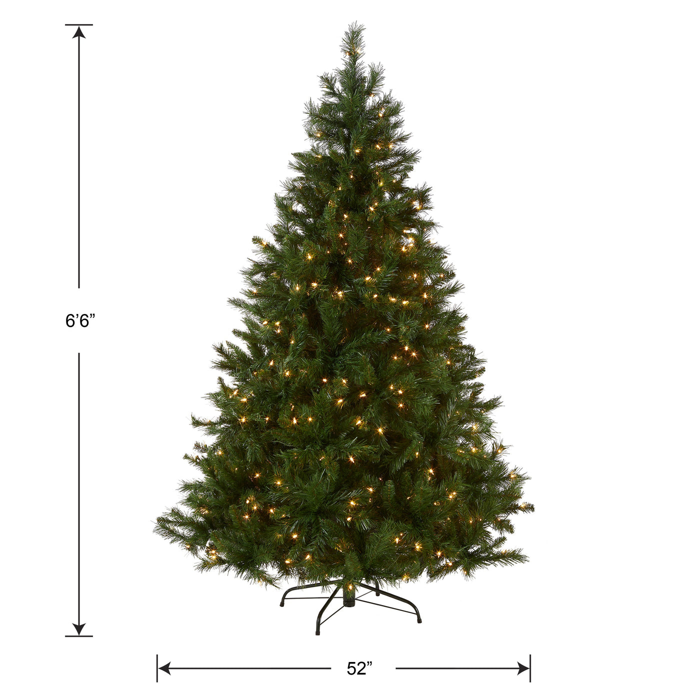 6.5 ft. Pre-Lit Winchester Pine Tree with Clear Lights