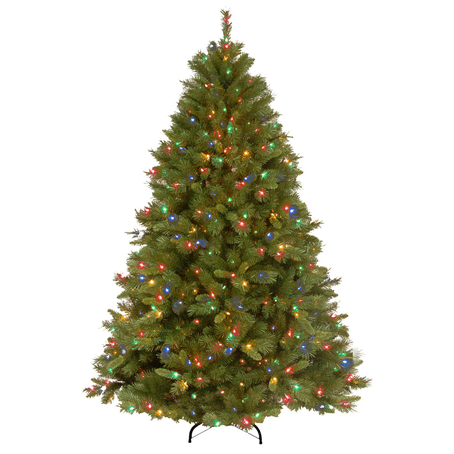 7.5 ft. Pre-Lit Winchester Pine Tree with Multicolor Lights