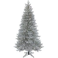 10 ft. Pre-Lit Crystal Pine Hinged Tree with RGB Lights