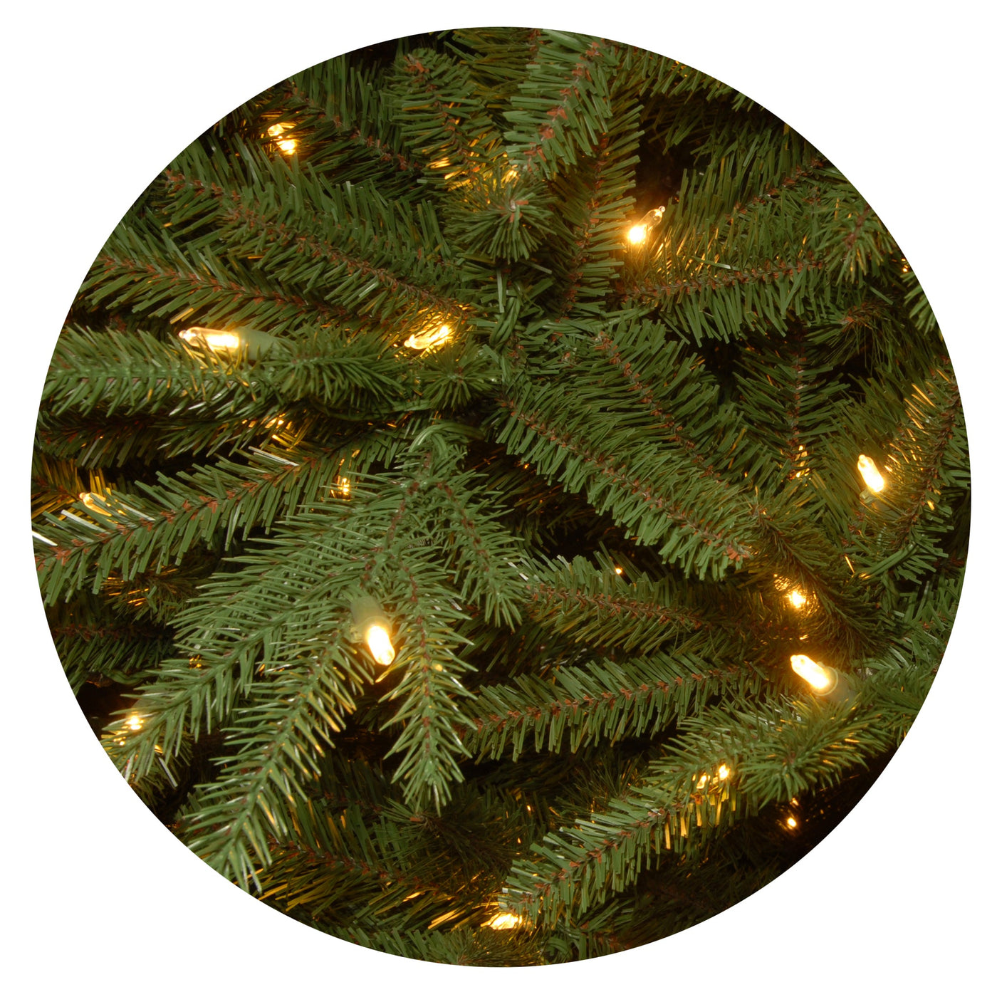 7.5 ft. Pre-Lit Easton Spruce Tree with Dual Color LED Lights