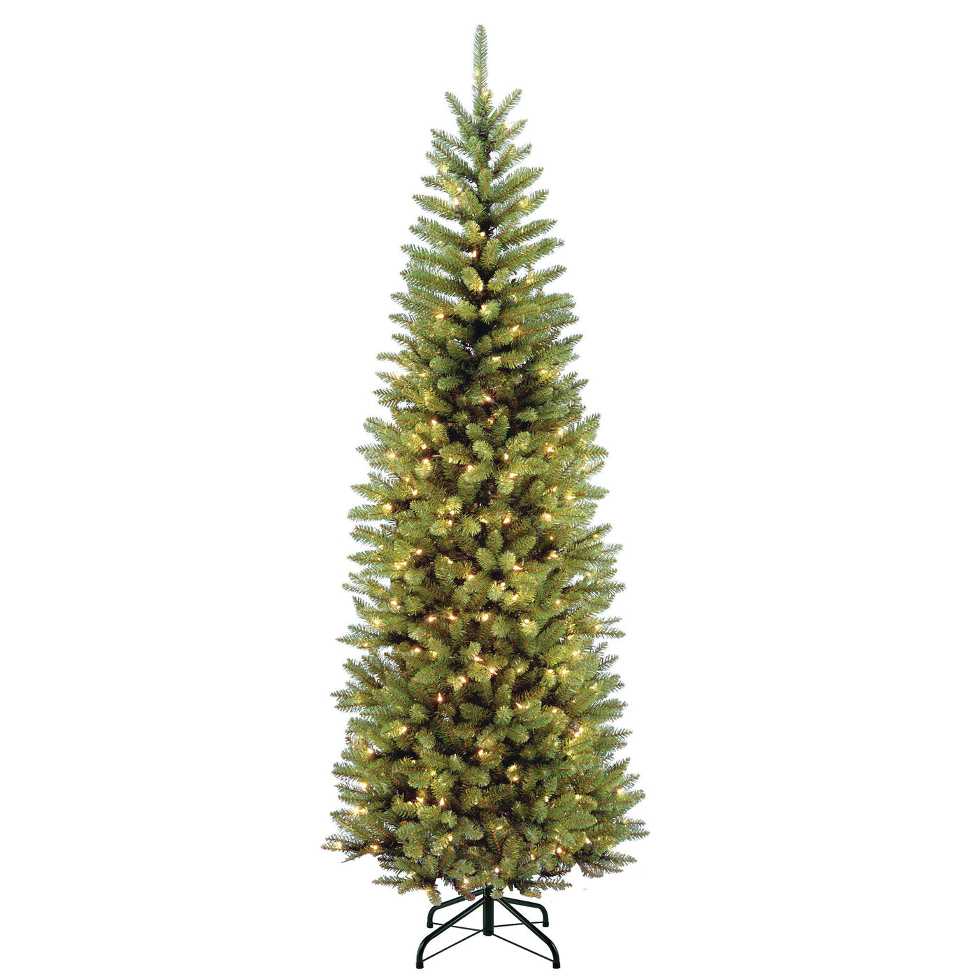 7.5 ft. Pre-Lit Kingswood Fir Pencil Tree with Clear Lights
