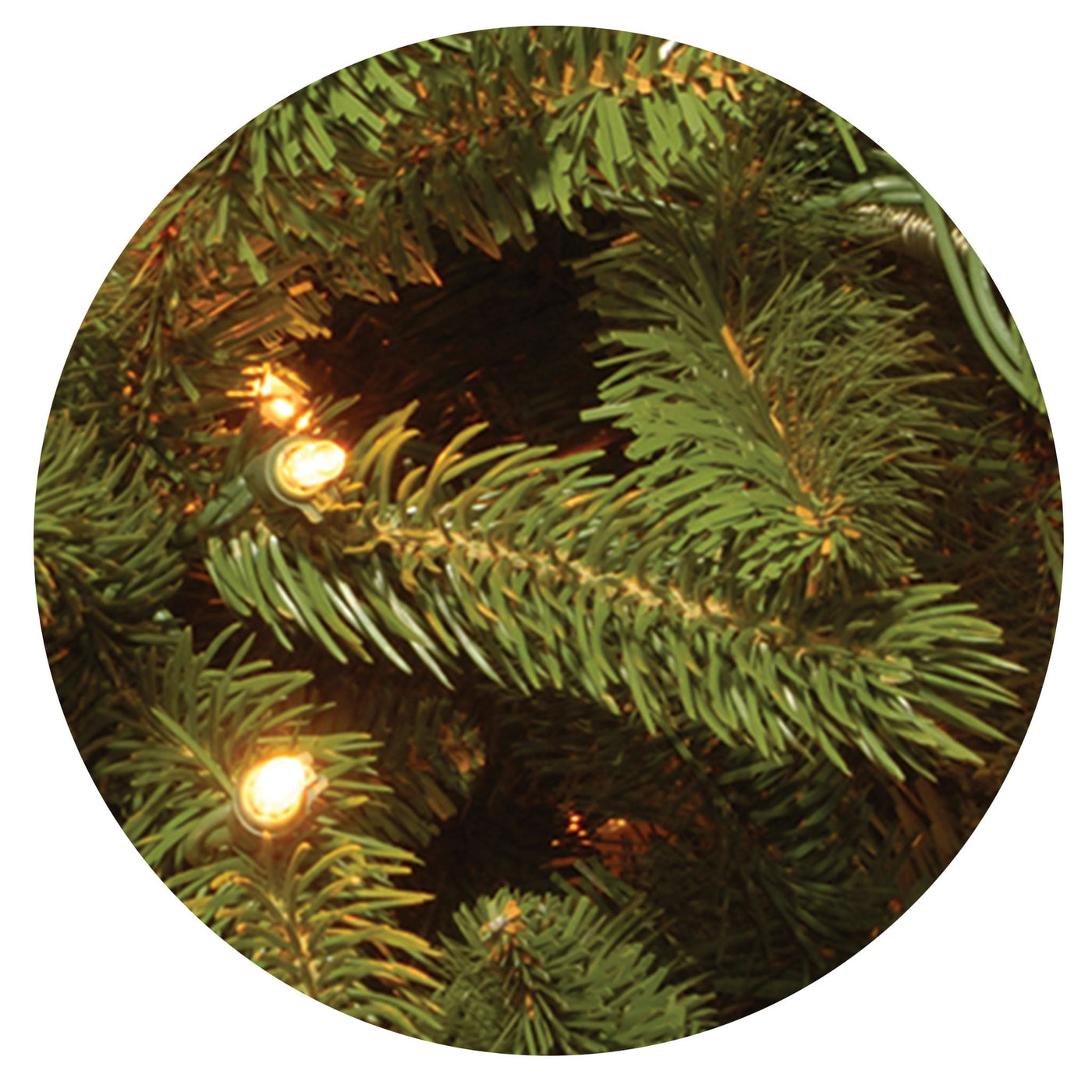 7.5 ft. Pre-Lit Grande Fir Medium Tree with Clear Lights
