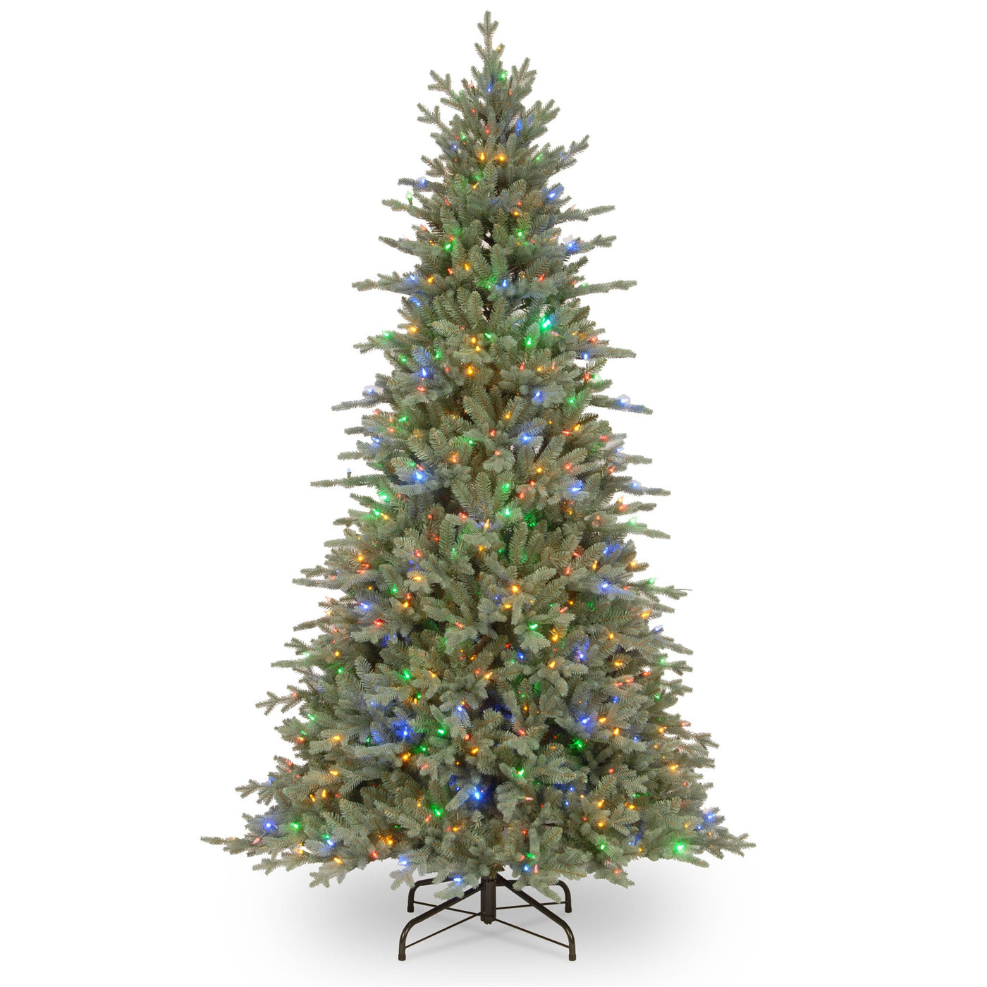 7.5 ft. Pre-Lit Buckingham Blue Spruce Tree with Clear Lights