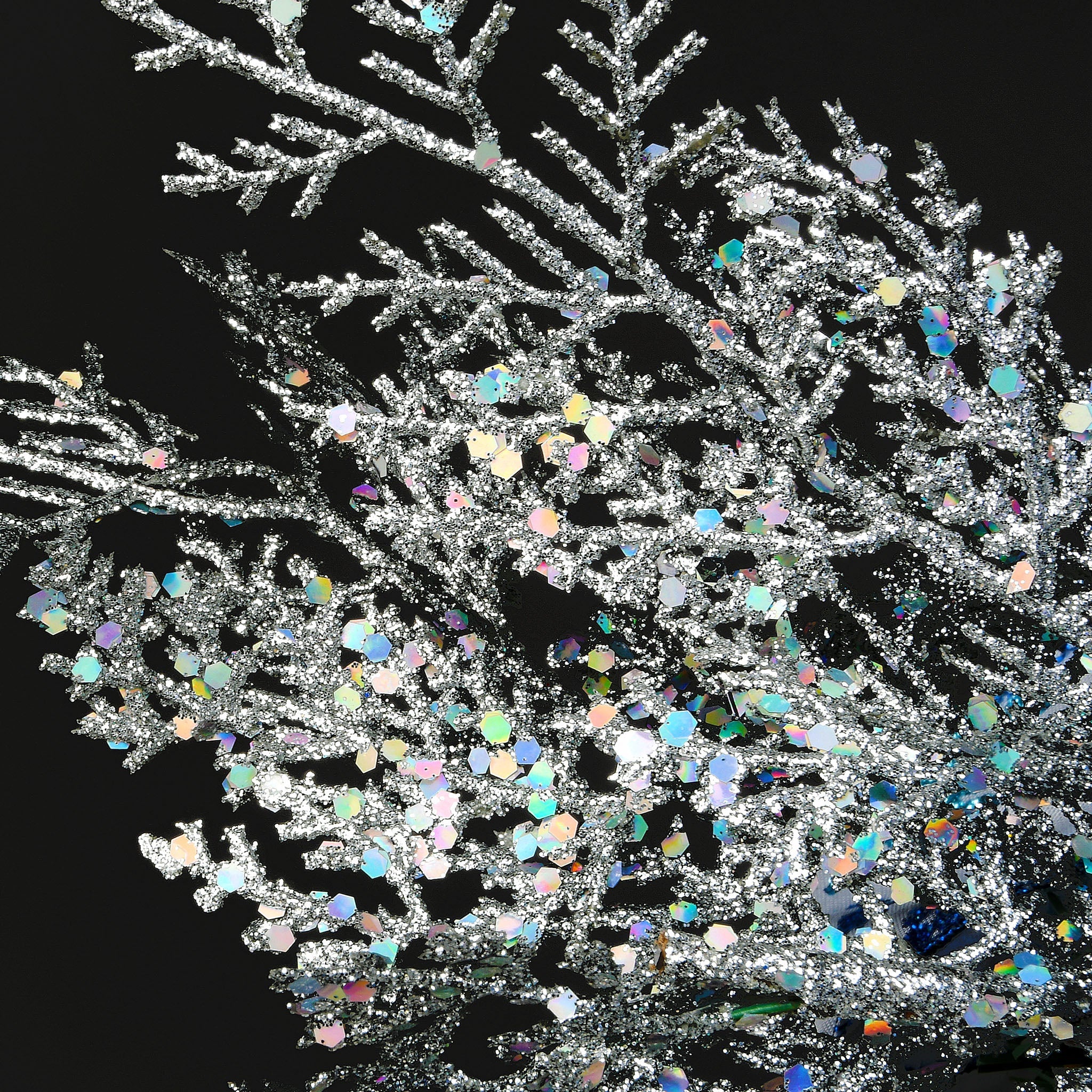 40 in. Pre-Lit Decorative Collection Ornament Tree with Clear