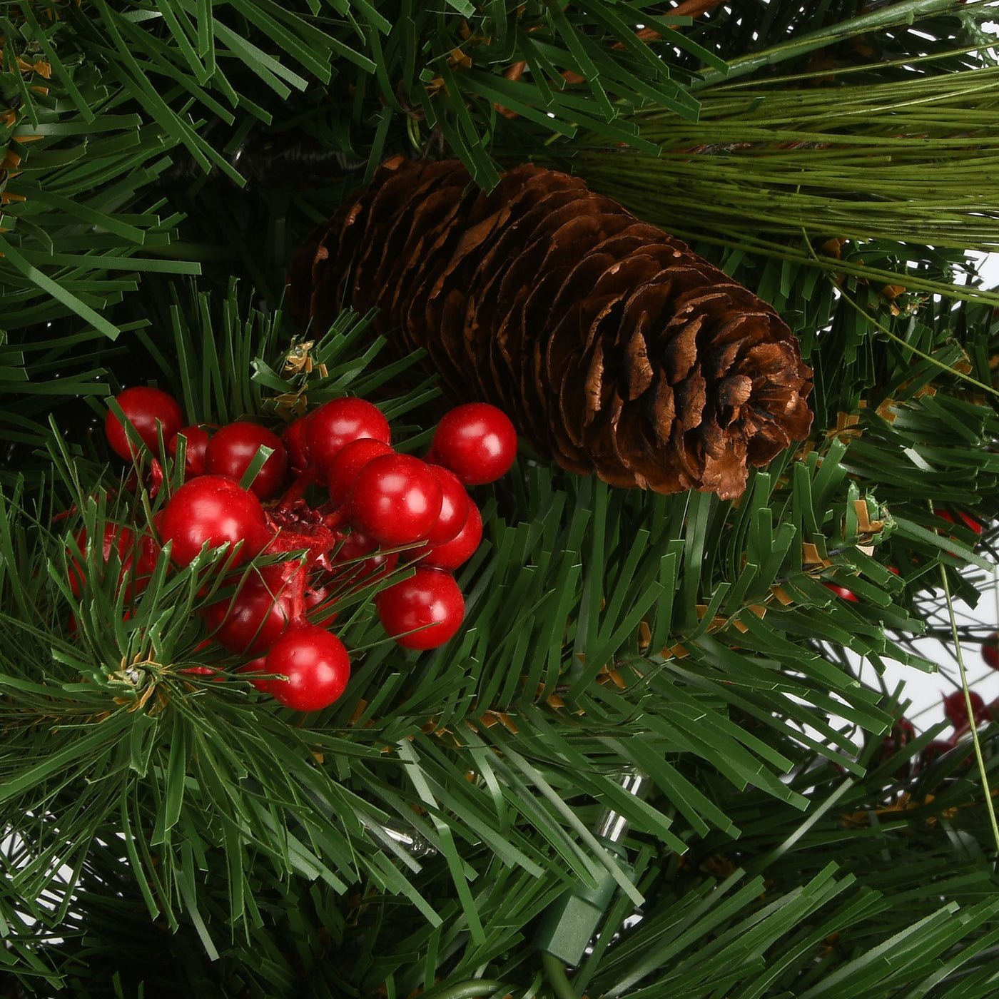 40 in. Pre-Lit Decorative Collection Magnolia Tree with Clear Lights